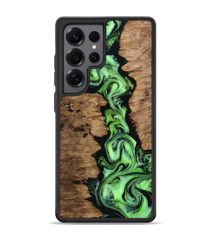 Galaxy S25 Ultra Wood Phone Case - Paola (Green, 810566)