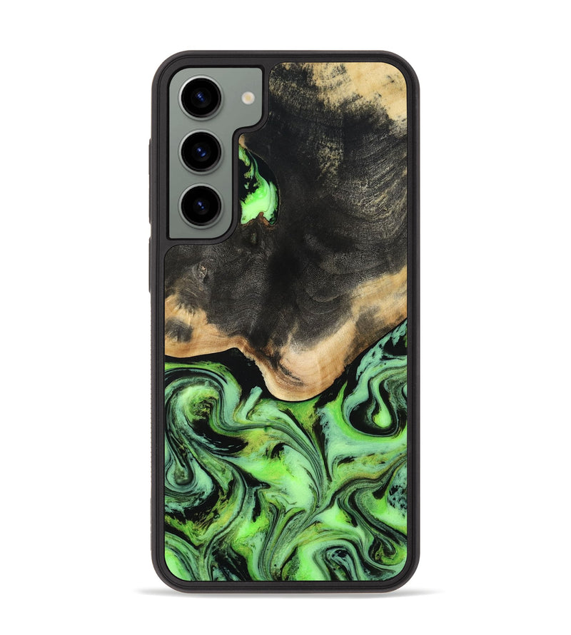 Galaxy S23 Plus Wood Phone Case - Ayden (Green, 810568)