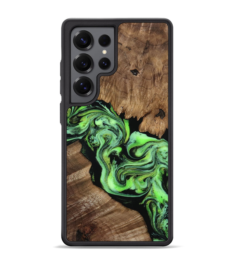 Galaxy S25 Ultra Wood Phone Case - Antone (Green, 810569)