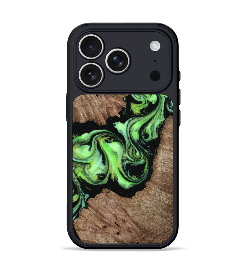 iPhone 17 Pro Wood Phone Case - Coleen (Green, 810570)