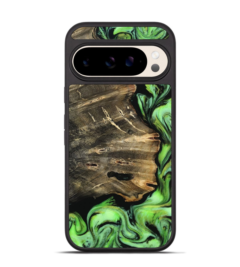 Pixel 10 Pro Wood Phone Case - Jill (Green, 810572)