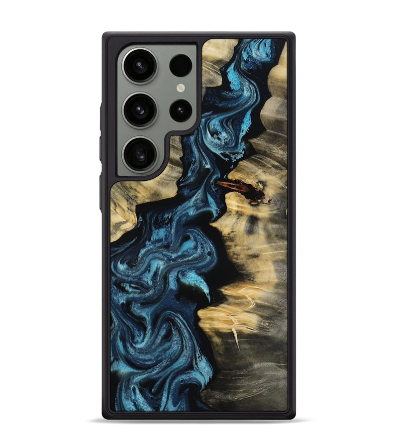Galaxy S24 Ultra Wood Phone Case - Kaylynn (Blue, 810577)
