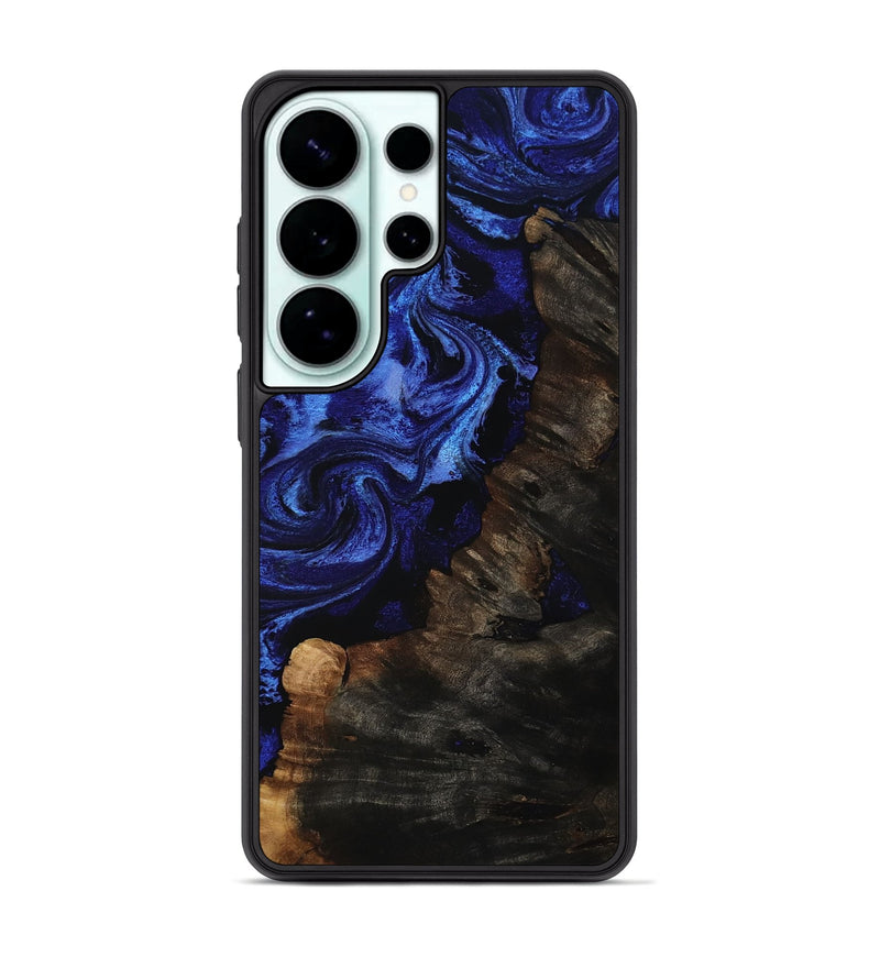 Galaxy S26 Ultra Wood Phone Case - Rosina (Blue, 810588)