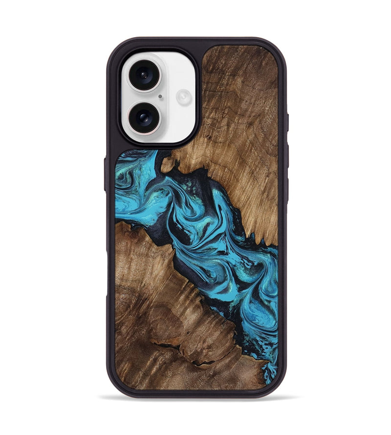 iPhone 17 Wood Phone Case - Nikia (Blue, 810599)