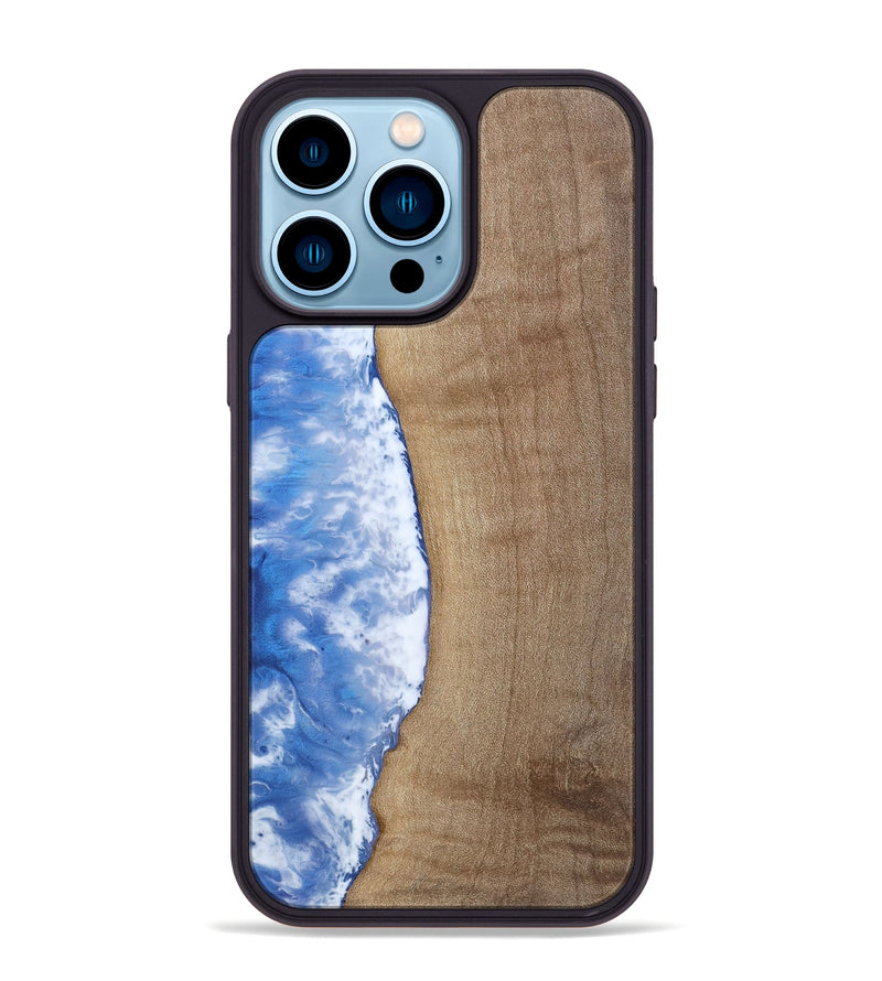 iPhone 14 Pro Max Wood Phone Case - Amyra (Coastal, 810605)