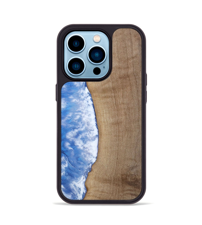 iPhone 14 Pro Wood Phone Case - Amyra (Coastal, 810605)