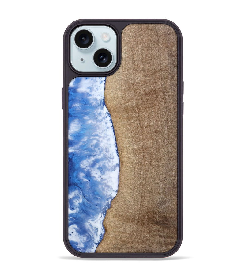 iPhone 15 Plus Wood Phone Case - Amyra (Coastal, 810605)