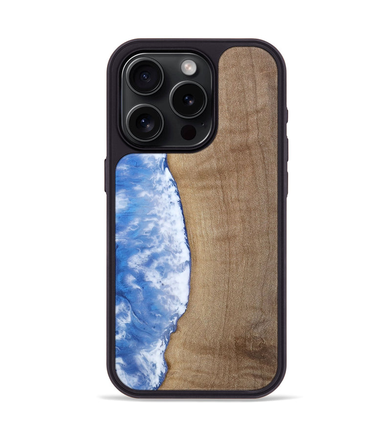 iPhone 15 Pro Wood Phone Case - Amyra (Coastal, 810605)