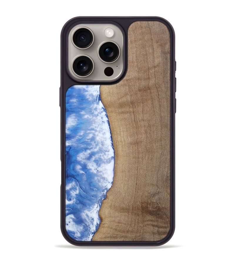 iPhone 16 Pro Max Wood Phone Case - Amyra (Coastal, 810605)