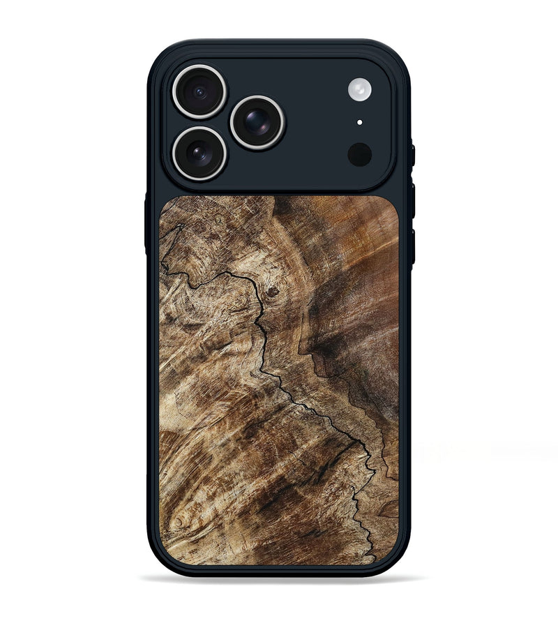 iPhone 17 Pro Max Wood Phone Case - Elowyn (Wood Burl, 810621)