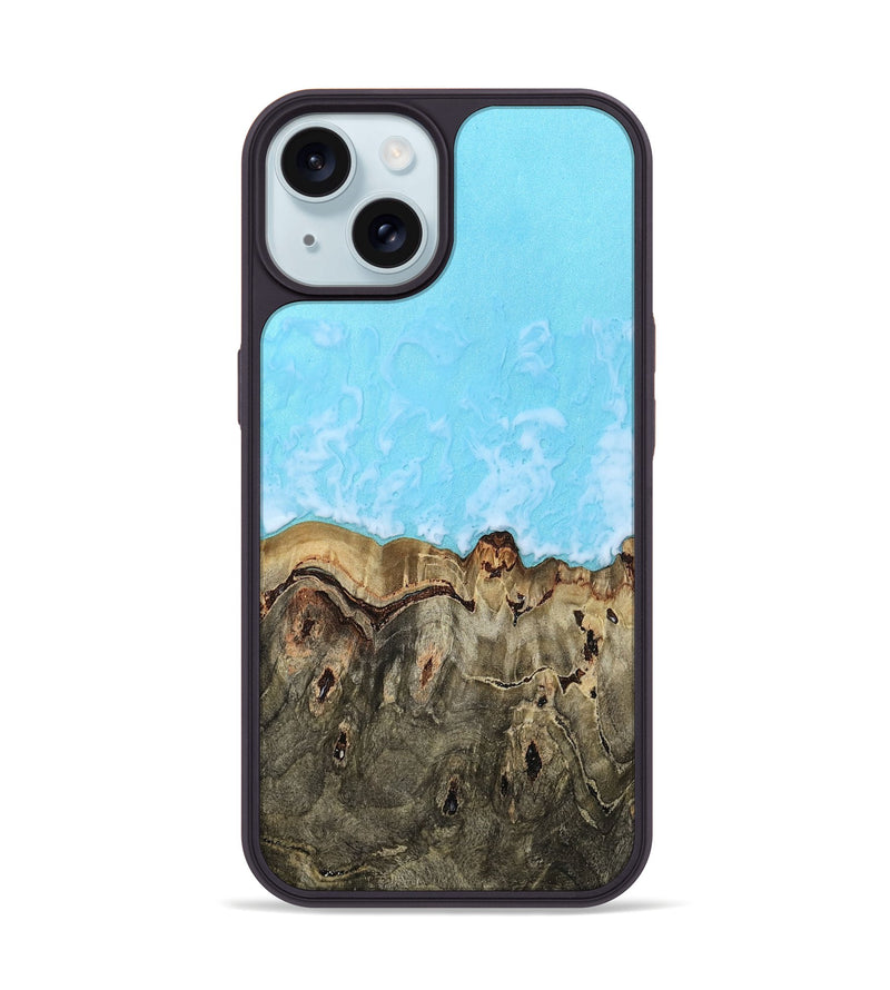 iPhone 15 Wood Phone Case - Pearl (Coastal, 810635)