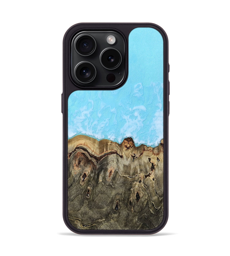 iPhone 15 Pro Wood Phone Case - Pearl (Coastal, 810635)