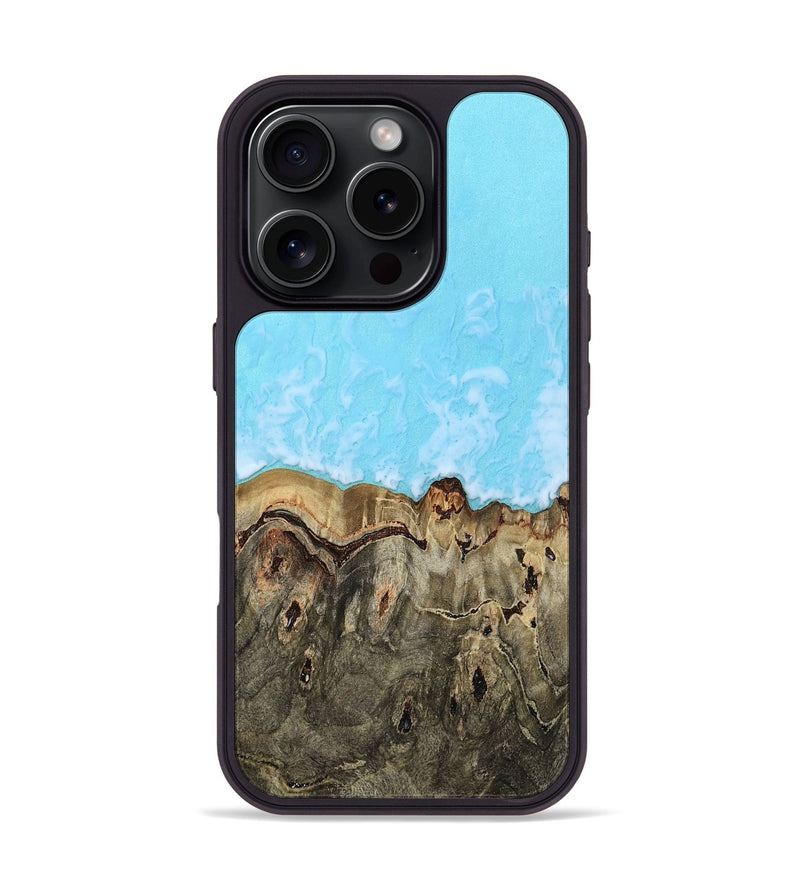 iPhone 16 Pro Wood Phone Case - Pearl (Coastal, 810635)