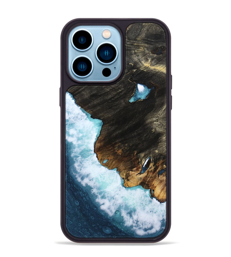 iPhone 14 Pro Max Wood Phone Case - April (Coastal, 810657)