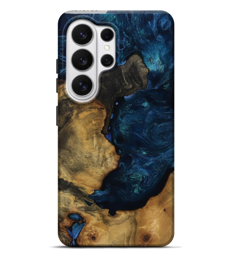 Galaxy S26 Ultra Wood Live Edge Phone Case - Violet (Blue, 810780)