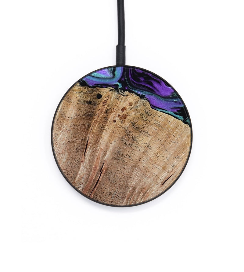 Circle Wood Wireless Charger - Rio (Purple, 810802)