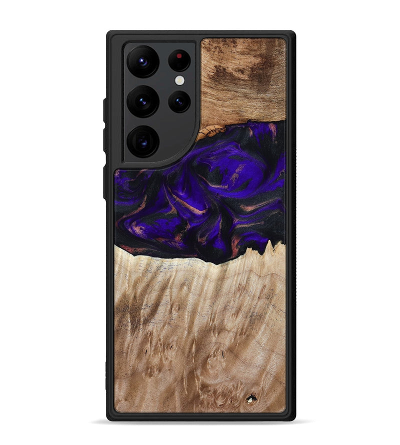 Galaxy S22 Ultra Wood Phone Case - Ronda (Purple, 810806)