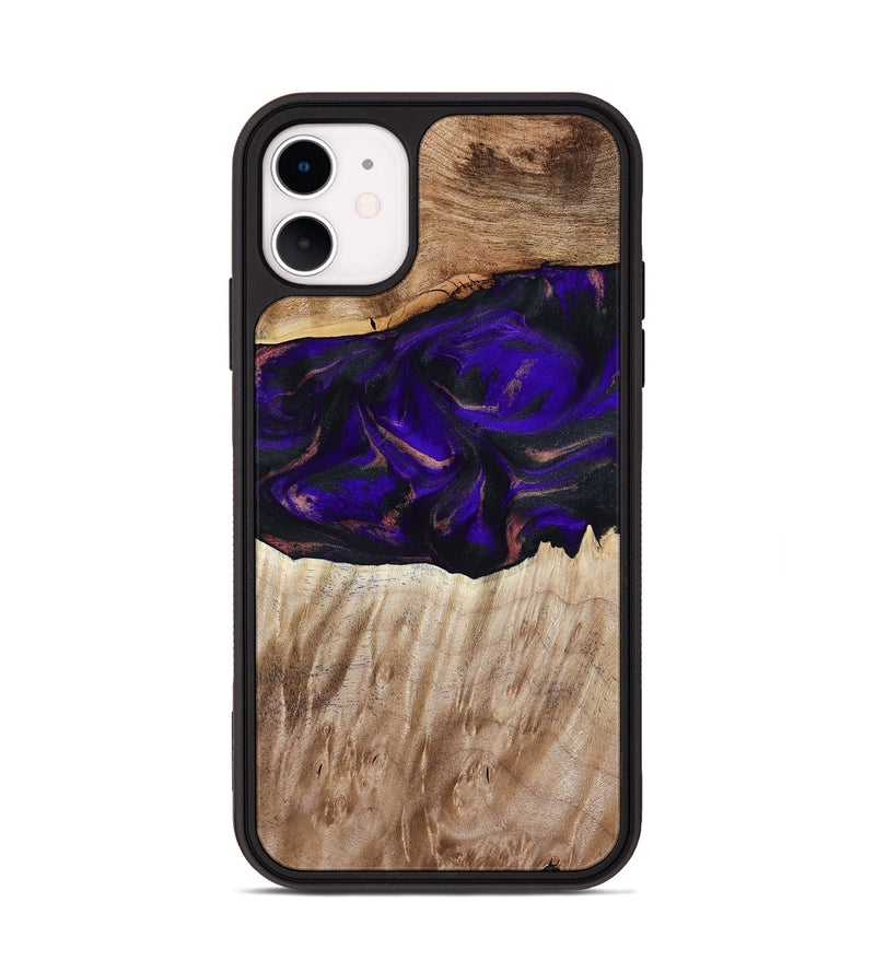 iPhone 11 Wood Phone Case - Ronda (Purple, 810806)