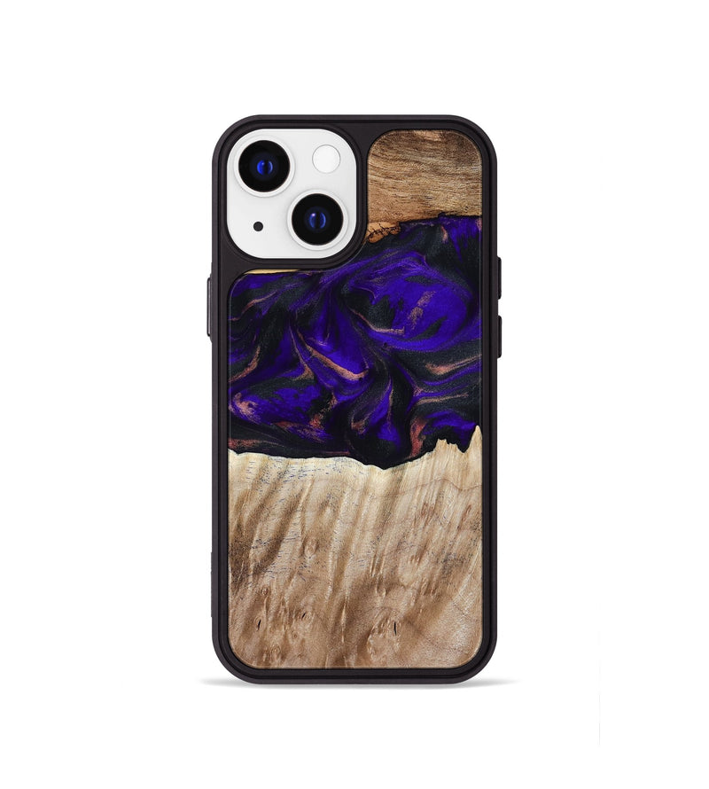 iPhone 13 mini Wood Phone Case - Ronda (Purple, 810806)