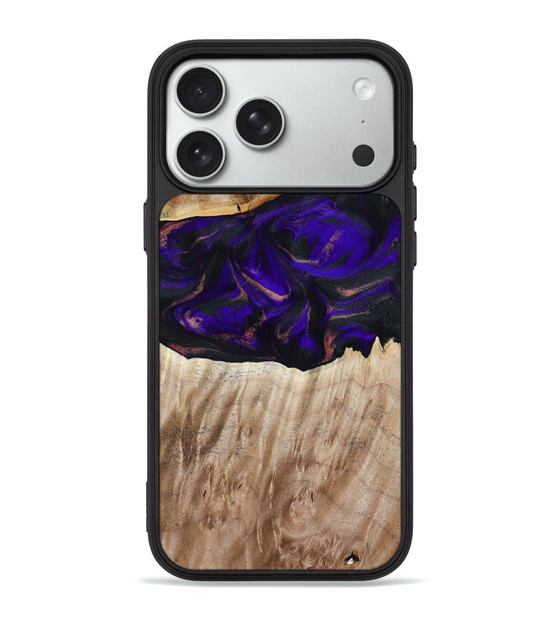 iPhone 18 Pro Max Wood Phone Case - Ronda (Purple, 810806)