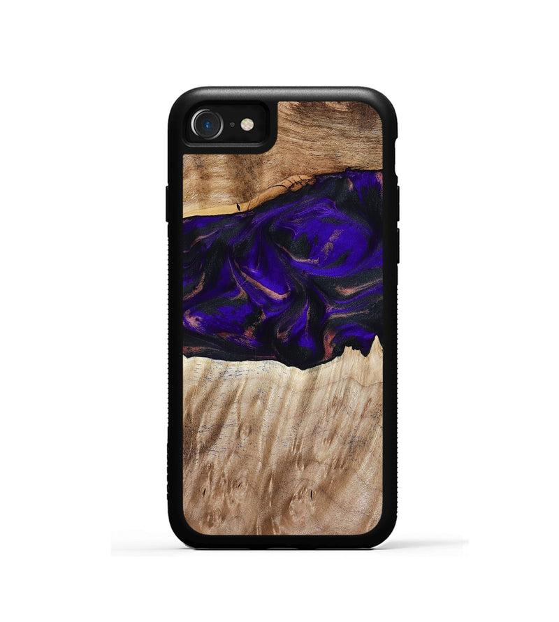 iPhone SE Wood Phone Case - Ronda (Purple, 810806)
