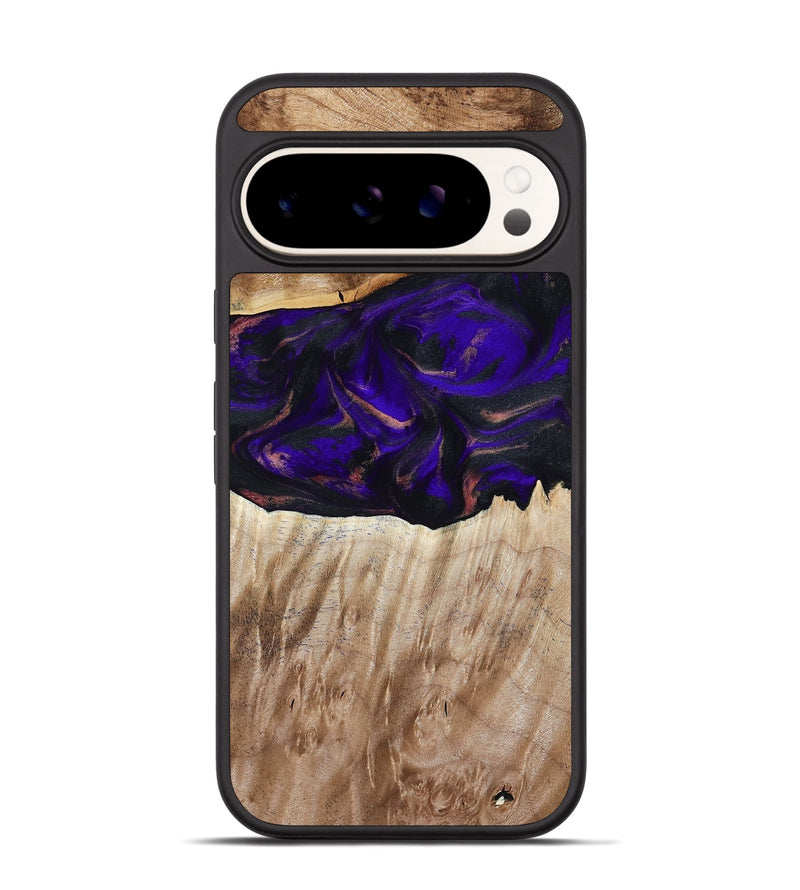 Pixel 9 Wood Phone Case - Ronda (Purple, 810806)