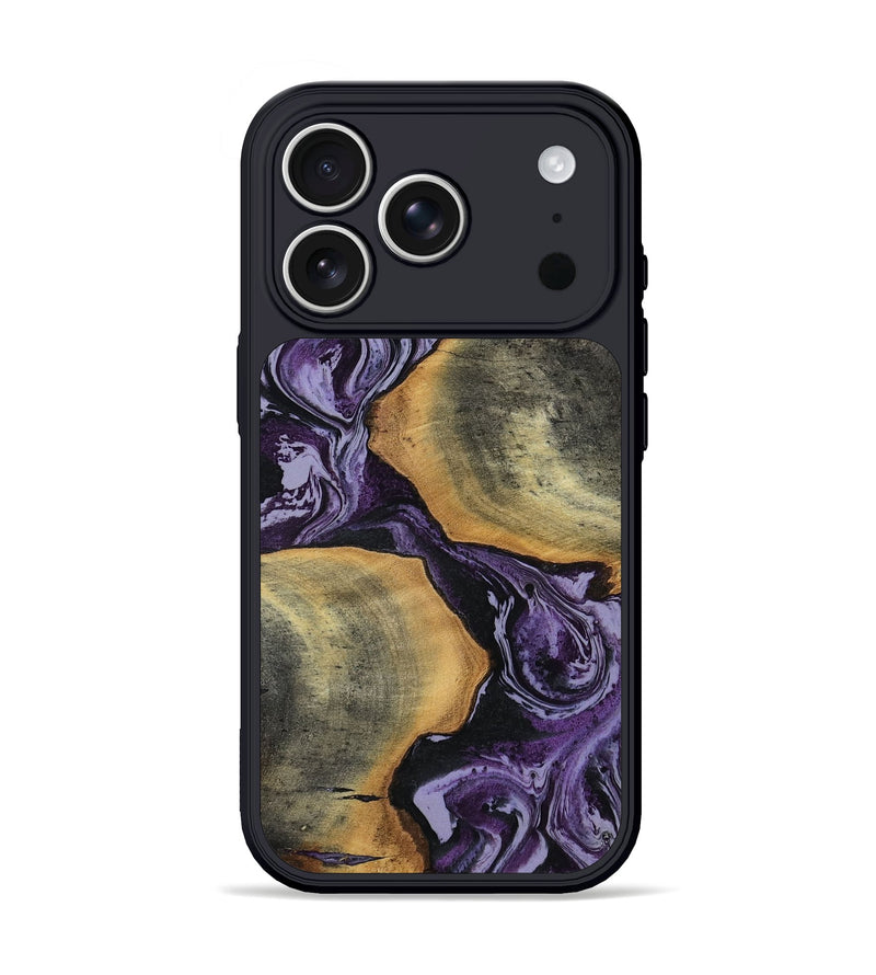 iPhone 17 Pro Wood Phone Case - Dorsey (Purple, 810809)