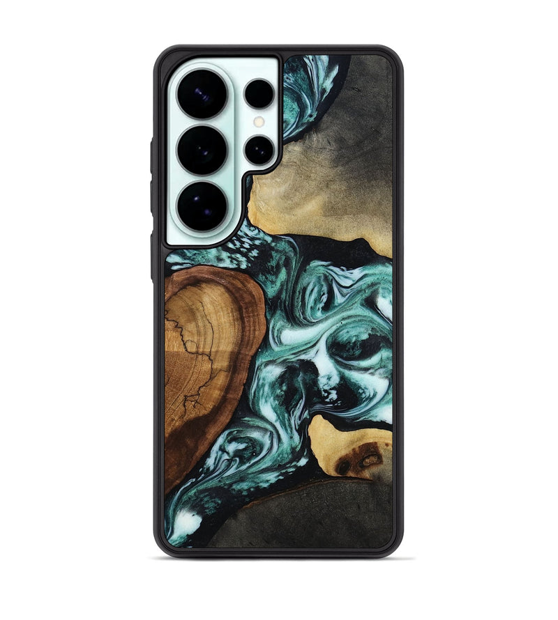 Galaxy S26 Ultra Wood Phone Case - Dwight (Green, 810833)
