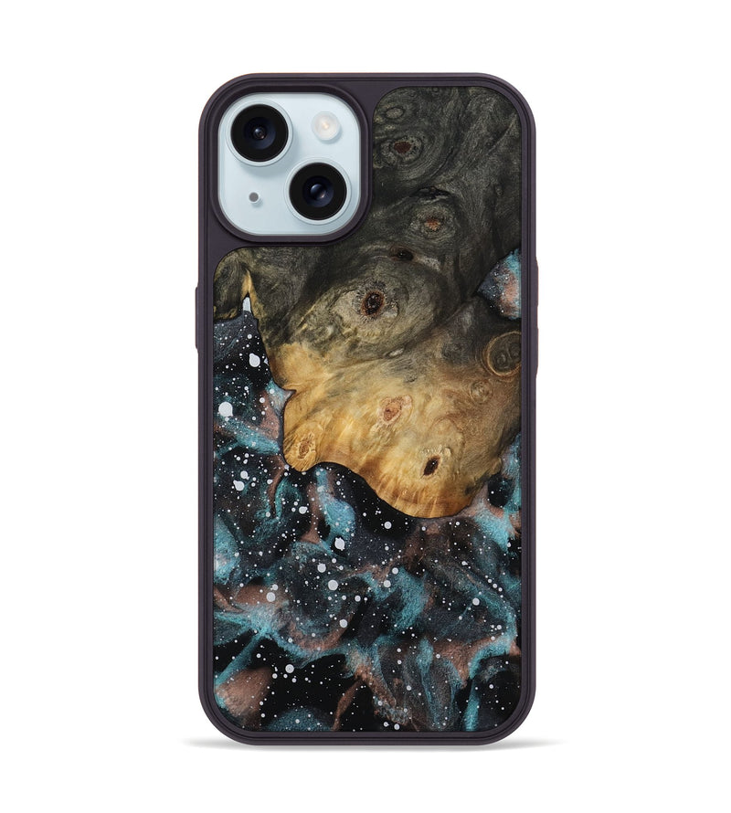 iPhone 15 Wood Phone Case - Milo (Cosmos, 810881)
