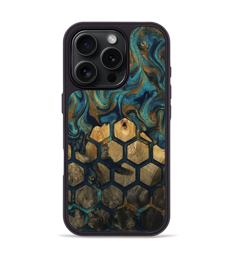 iPhone 16 Pro Wood Phone Case - Shayla (Pattern, 810908)