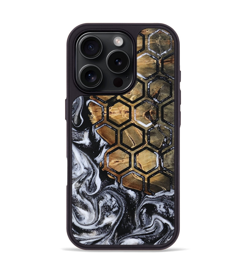 iPhone 16 Pro Wood Phone Case - Ian (Pattern, 810947)