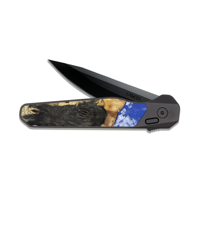 EDC Dark Slate Wood Pocket Knife - Vilma (Coastal, 810954)