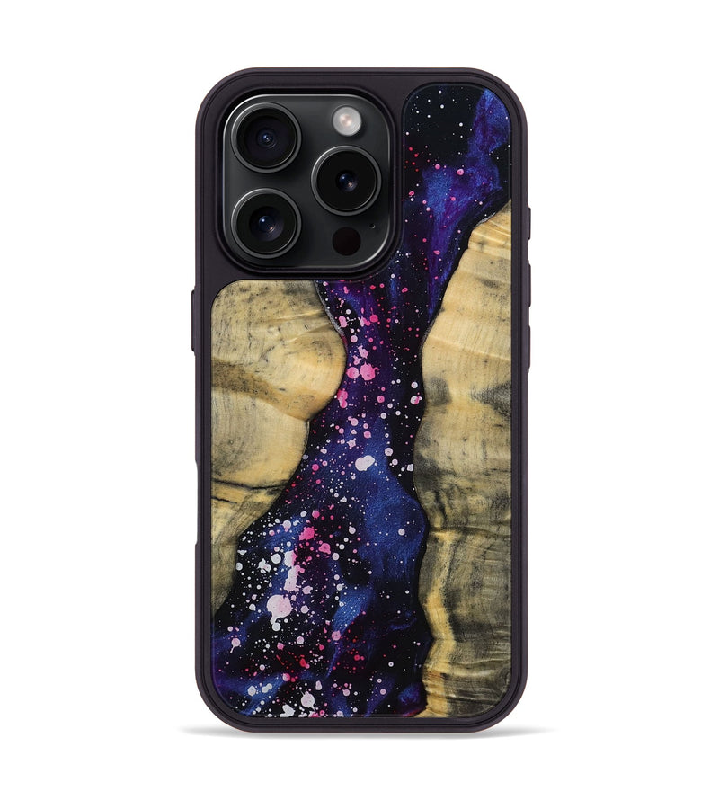 iPhone 16 Pro Wood Phone Case - Poppy (Cosmos, 810980)
