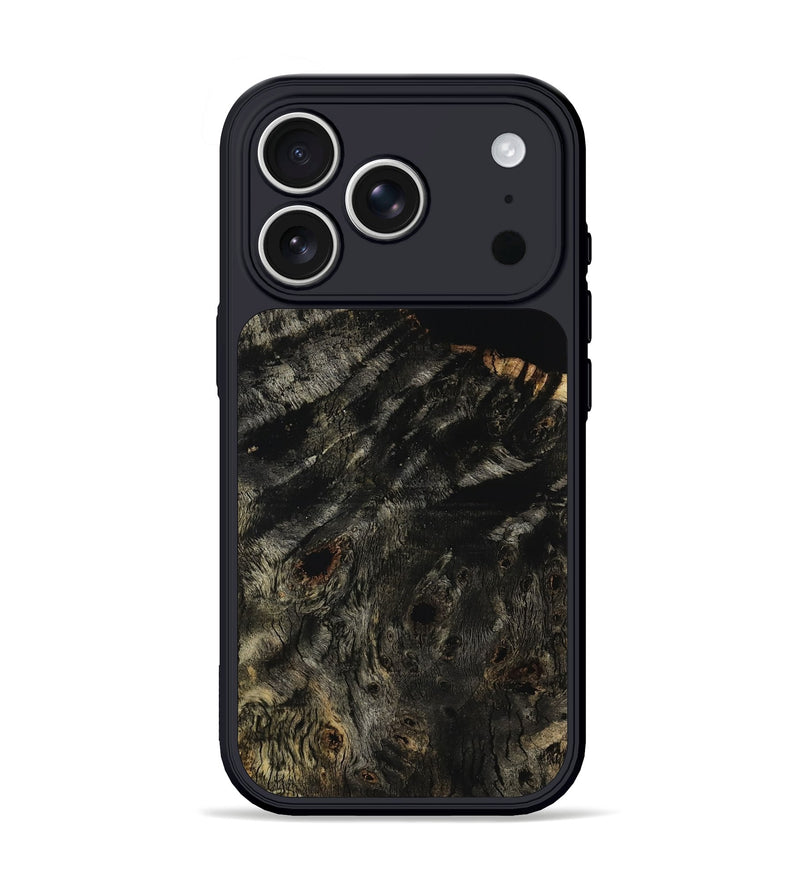 iPhone 17 Pro Wood Phone Case - Jazlene (Wood Burl, 811009)