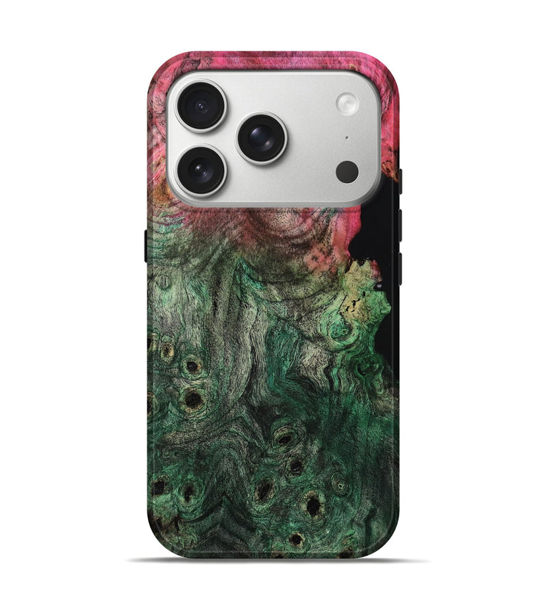 iPhone 17 Pro Wood Live Edge Phone Case - Amora (Wood Burl, 811022)
