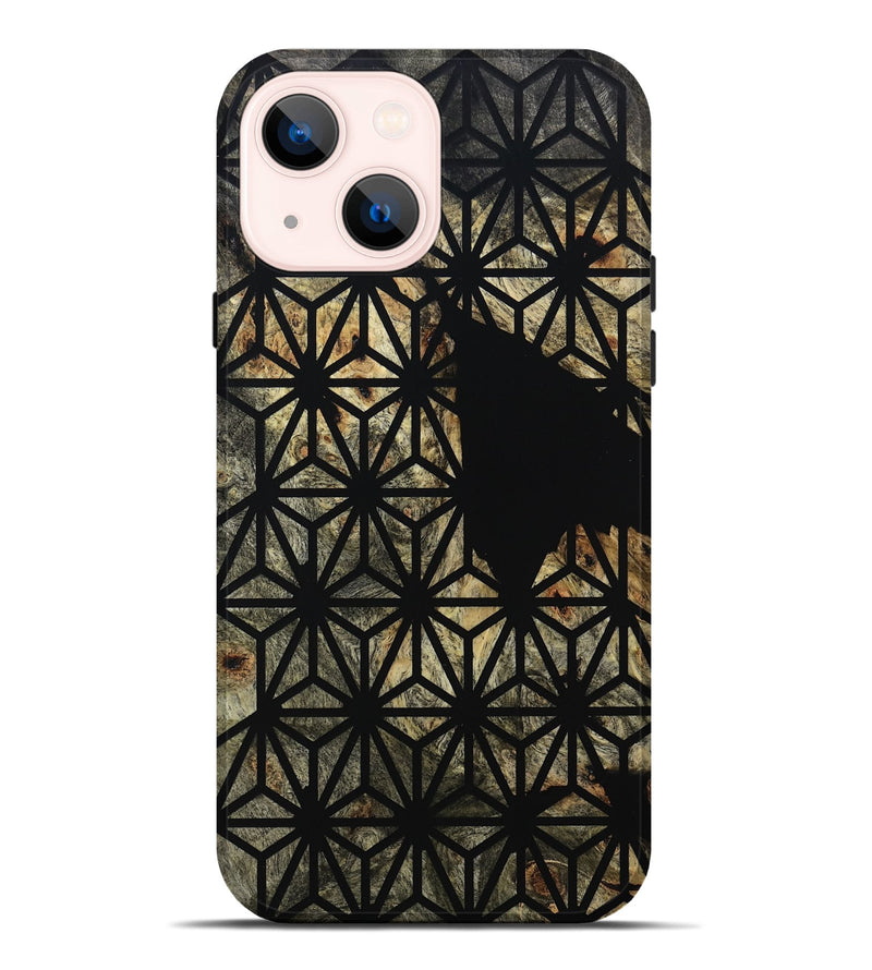 iPhone 14 Plus Wood Live Edge Phone Case - Gustav (Pattern, 811028)