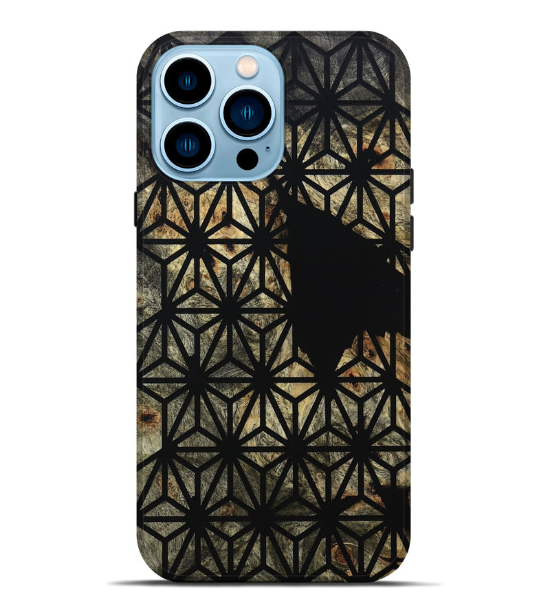 iPhone 14 Pro Max Wood Live Edge Phone Case - Gustav (Pattern, 811028)