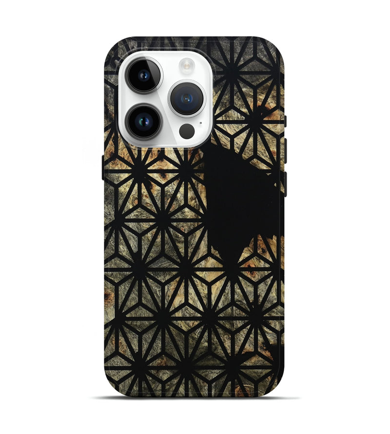 iPhone 15 Pro Wood Live Edge Phone Case - Gustav (Pattern, 811028)