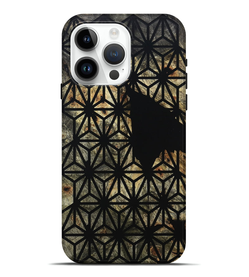 iPhone 15 Pro Max Wood Live Edge Phone Case - Gustav (Pattern, 811028)