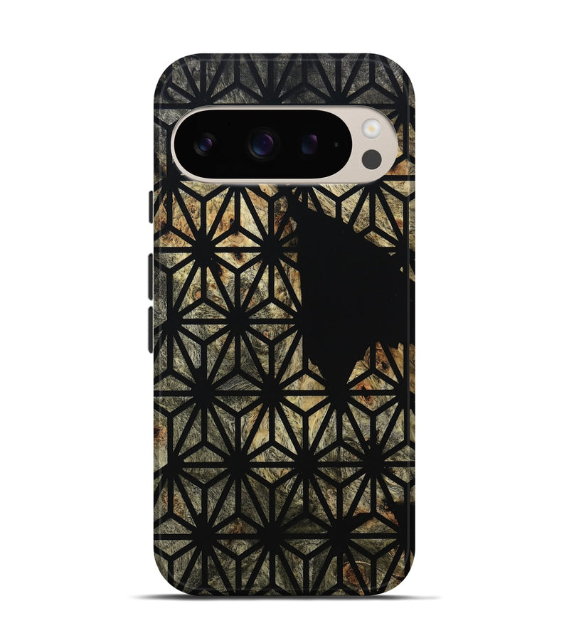 Pixel 9 Pro Wood Live Edge Phone Case - Gustav (Pattern, 811028)