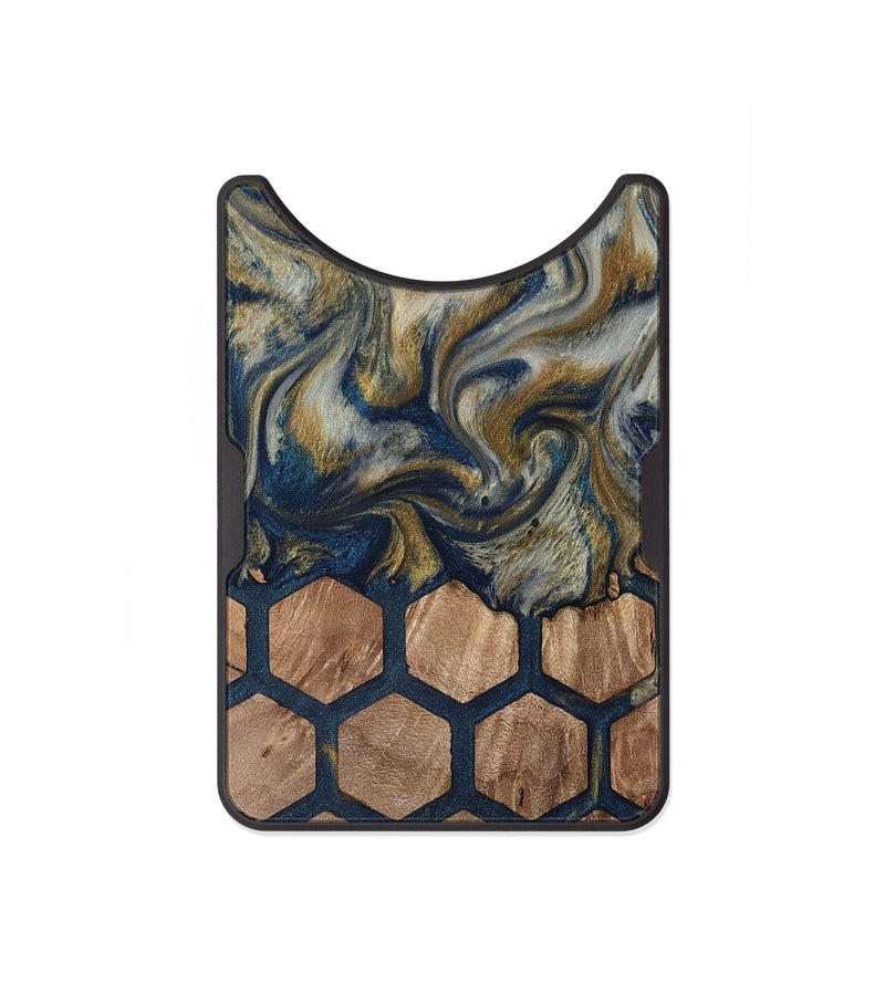 Alloy Wood Wallet - Kari (Pattern, 811055)