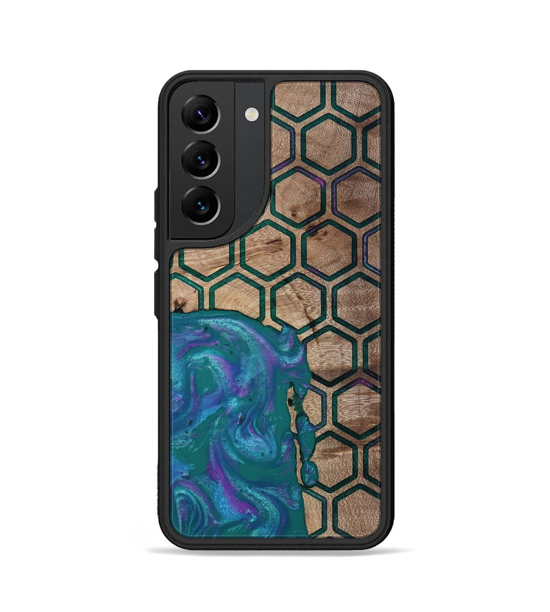 Galaxy S22 Wood Phone Case - Sim (Pattern, 811083)