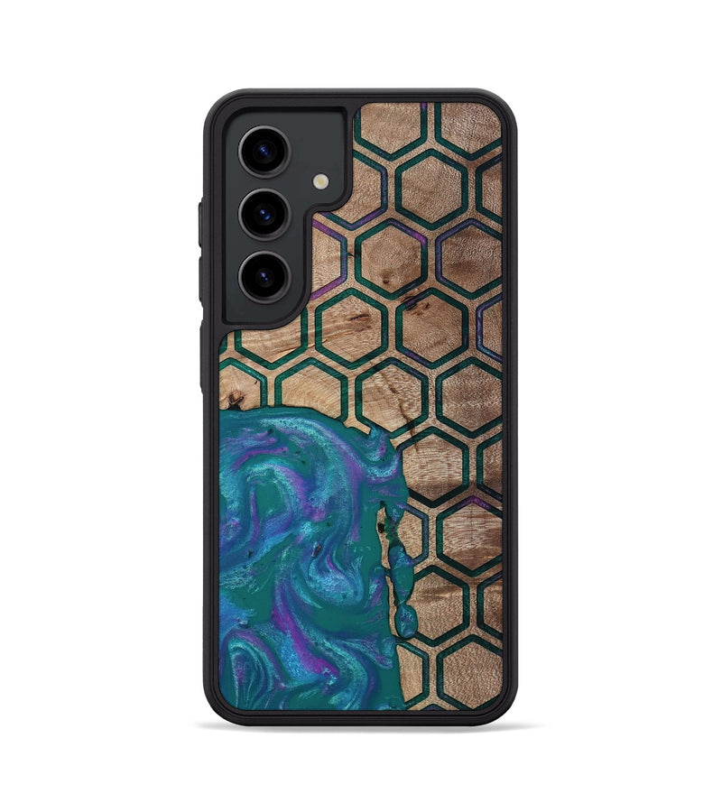 Galaxy S24 Wood Phone Case - Sim (Pattern, 811083)