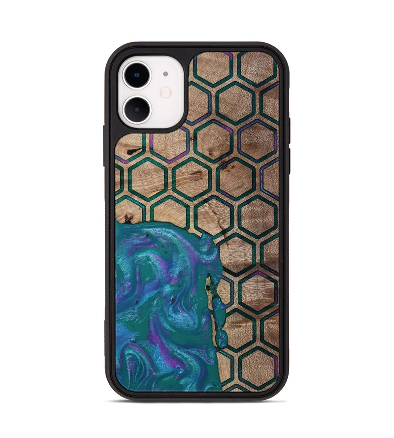 iPhone 11 Wood Phone Case - Sim (Pattern, 811083)