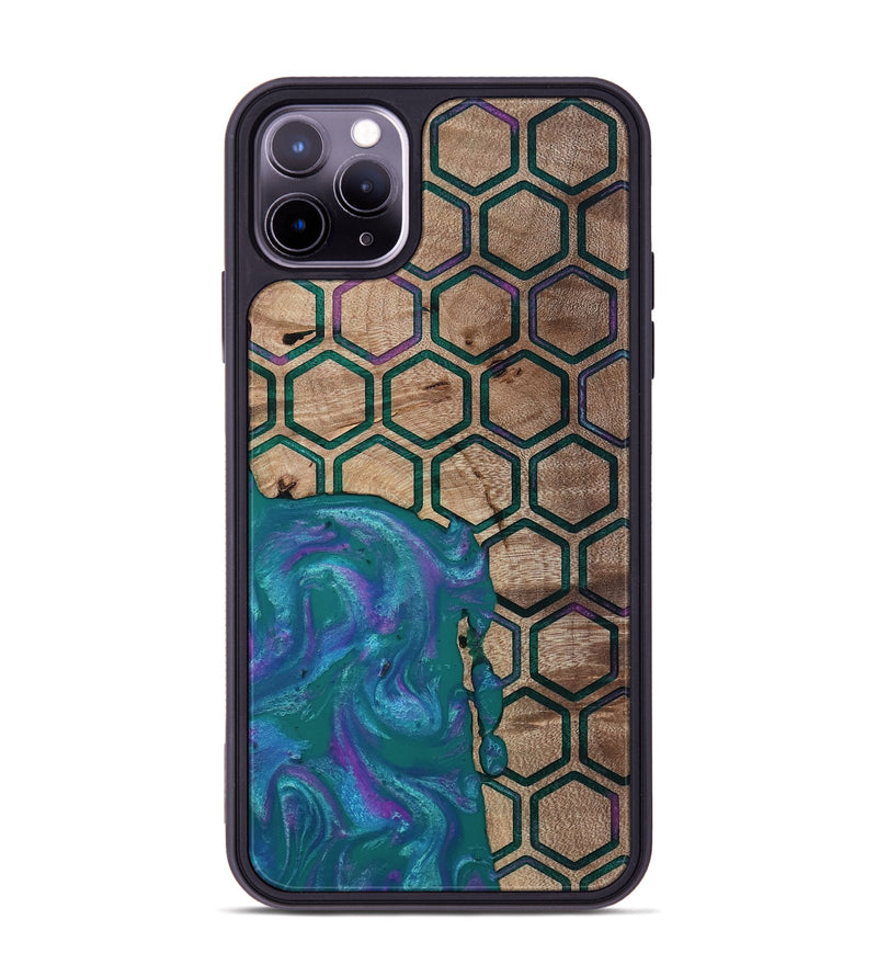 iPhone 11 Pro Max Wood Phone Case - Sim (Pattern, 811083)