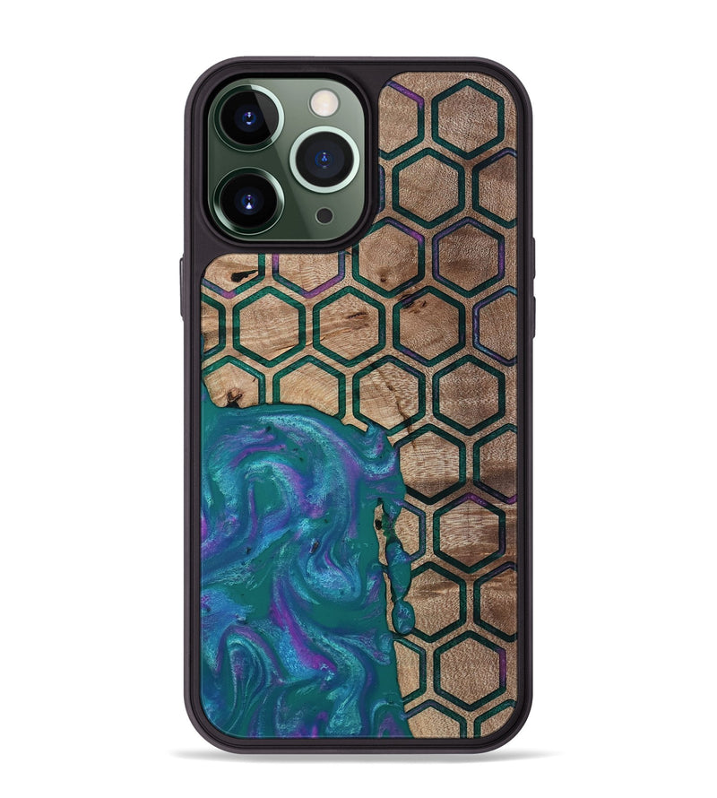 iPhone 13 Pro Max Wood Phone Case - Sim (Pattern, 811083)
