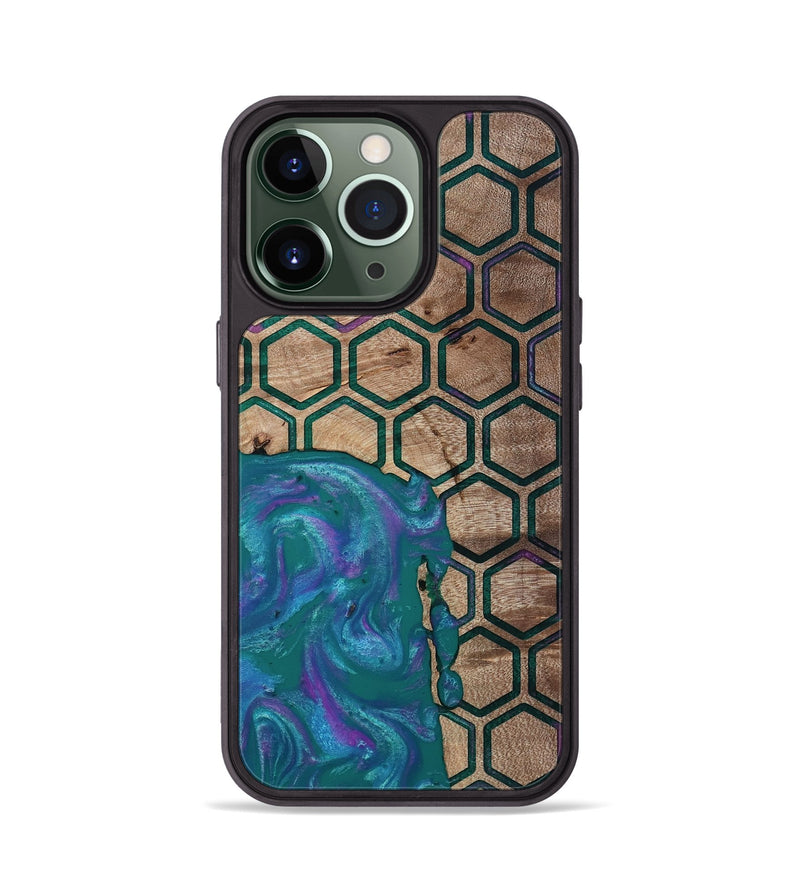 iPhone 13 Pro Wood Phone Case - Sim (Pattern, 811083)