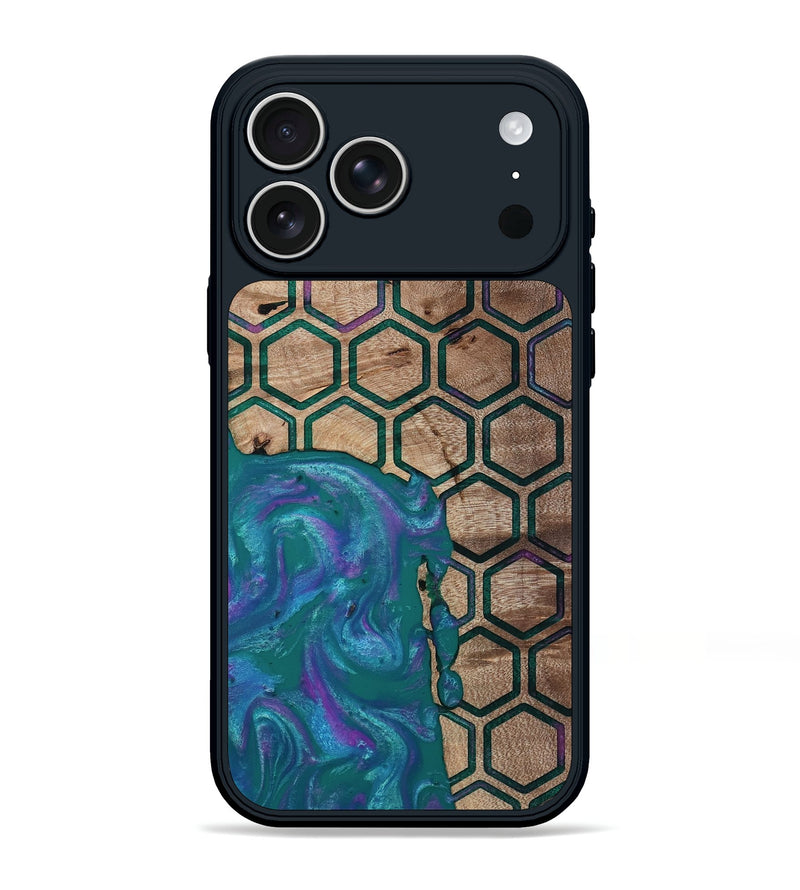 iPhone 17 Pro Max Wood Phone Case - Sim (Pattern, 811083)