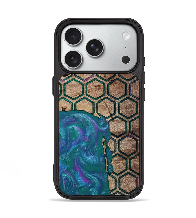 iPhone 18 Pro Wood Phone Case - Sim (Pattern, 811083)