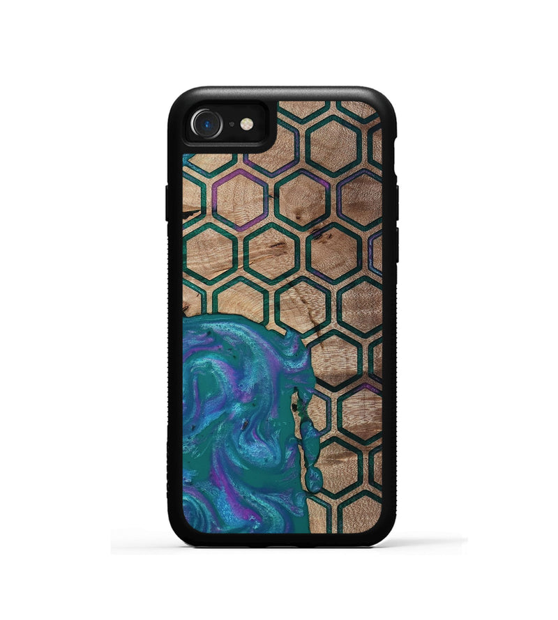 iPhone SE Wood Phone Case - Sim (Pattern, 811083)